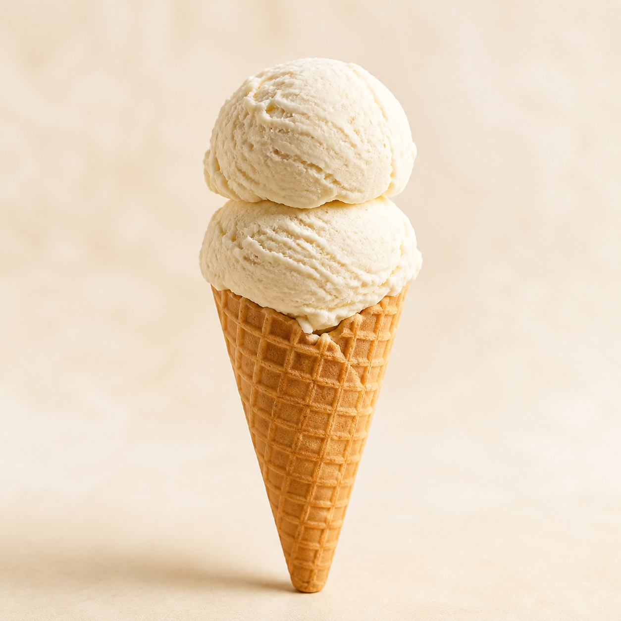 Helado blanco neutral sin azúcar